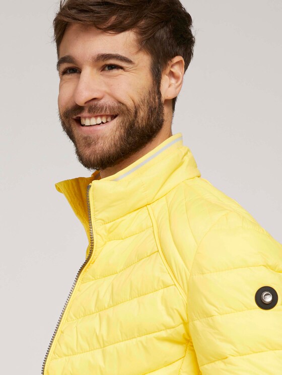 Lightweight Steppjacke mit Stehkragen - Männer - celandine yellow Lightweight Steppjacke mit Stehkragen - Männer - celandine yellow - 9 - TOM TAILOR