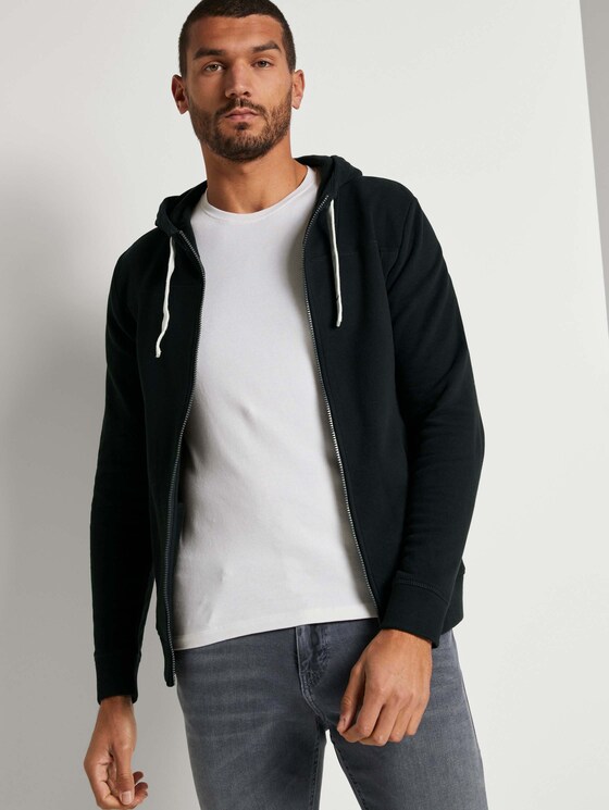 men's sweat jacket with hood