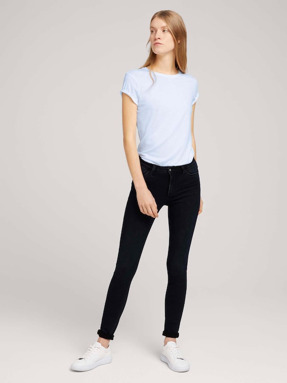 Kate Skinny Jeans mit Bio-Baumwolle - Frauen - dark stone blue black denim Kate Skinny Jeans mit Bio-Baumwolle - Frauen - dark stone blue black denim - 3 - TOM TAILOR