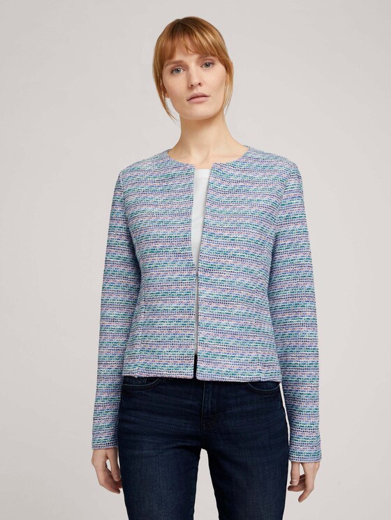 Bunter Boucle Blazer - Frauen - multicolor boucle Bunter Boucle Blazer - Frauen - multicolor boucle - 1 - TOM TAILOR