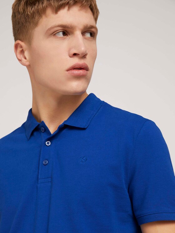 Basic Poloshirt - Männer - Shiny Royal Basic Poloshirt - Männer - Shiny Royal - 9 - TOM TAILOR Denim