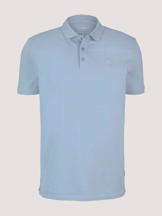 Basic Poloshirt - Männer - Foggy Blue Basic Poloshirt - Männer - Foggy Blue - 7 - TOM TAILOR Denim