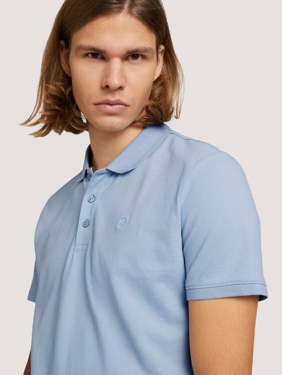 Basic Poloshirt - Männer - Foggy Blue Basic Poloshirt - Männer - Foggy Blue - 9 - TOM TAILOR Denim