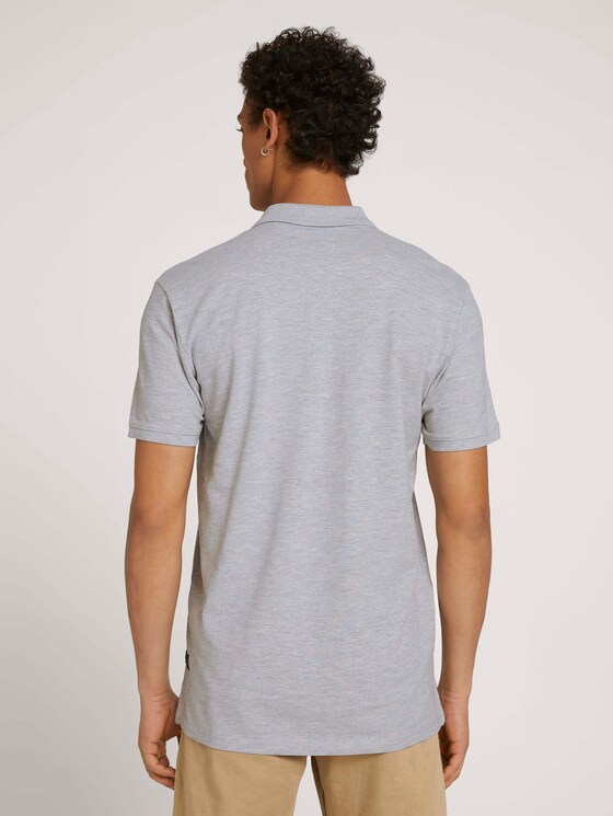 Basic Poloshirt - Männer - Light Stone Grey Melange Basic Poloshirt - Männer - Light Stone Grey Melange - 2 - TOM TAILOR Denim