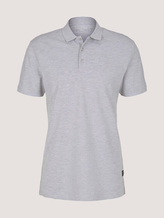 Basic Poloshirt - Männer - Light Stone Grey Melange Basic Poloshirt - Männer - Light Stone Grey Melange - 7 - TOM TAILOR Denim