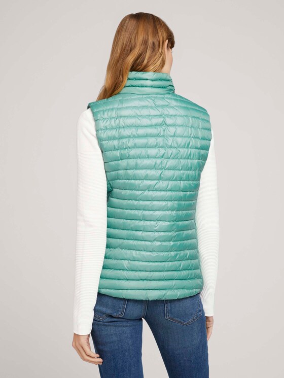 Gesteppte Lightweight Weste - Frauen - soft leaf green Gesteppte Lightweight Weste - Frauen - soft leaf green - 2 - TOM TAILOR