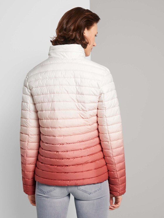 Lightweight Steppjacke mit Farbverlauf - Frauen - Smooth Papaya Red Lightweight Steppjacke mit Farbverlauf - Frauen - Smooth Papaya Red - 2 - TOM TAILOR