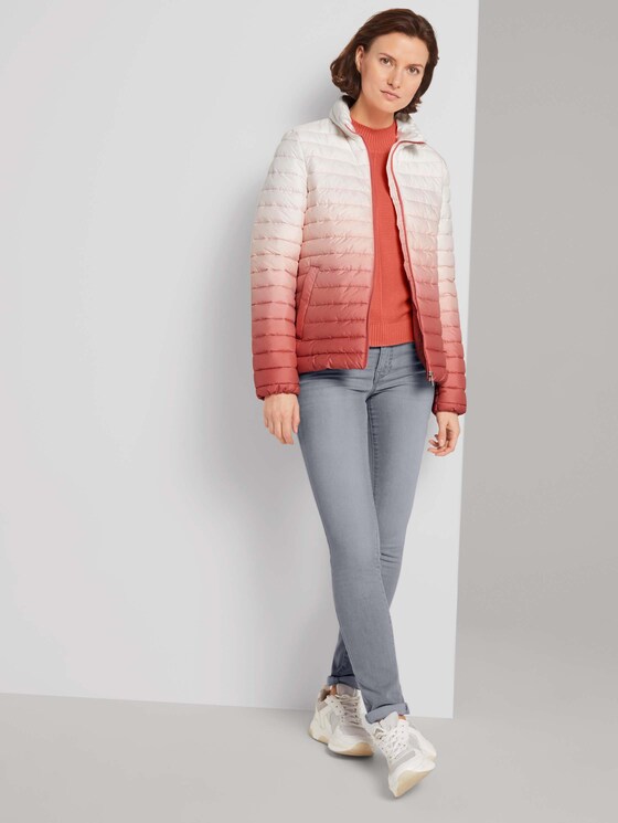 Lightweight Steppjacke mit Farbverlauf - Frauen - Smooth Papaya Red Lightweight Steppjacke mit Farbverlauf - Frauen - Smooth Papaya Red - 3 - TOM TAILOR