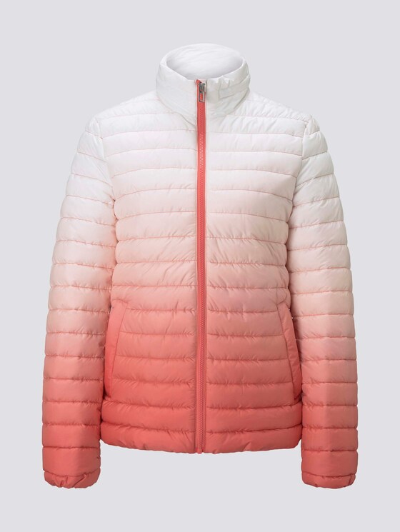 Lightweight Steppjacke mit Farbverlauf - Frauen - Smooth Papaya Red Lightweight Steppjacke mit Farbverlauf - Frauen - Smooth Papaya Red - 7 - TOM TAILOR