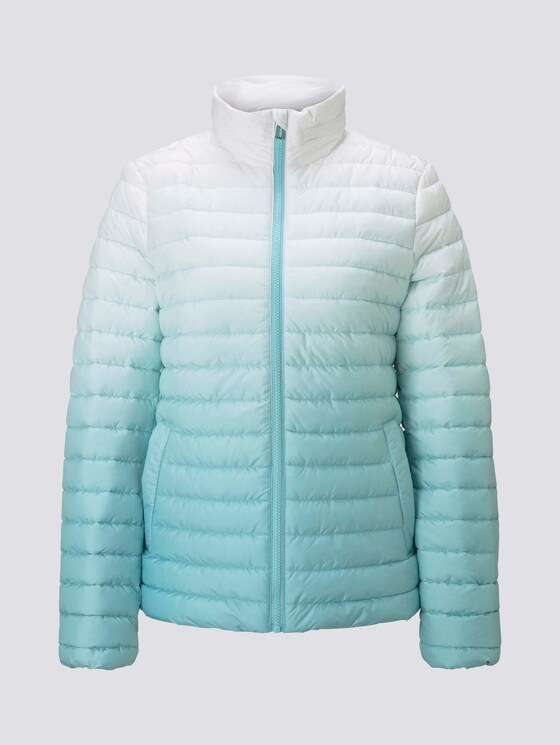 Lightweight Steppjacke mit Farbverlauf - Frauen - light pool blue Lightweight Steppjacke mit Farbverlauf - Frauen - light pool blue - 7 - TOM TAILOR