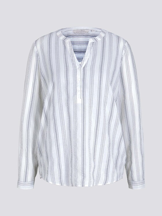 Gestreifte Tunika - Frauen - white blue vertical stripe Gestreifte Tunika - Frauen - white blue vertical stripe - 7 - TOM TAILOR Denim