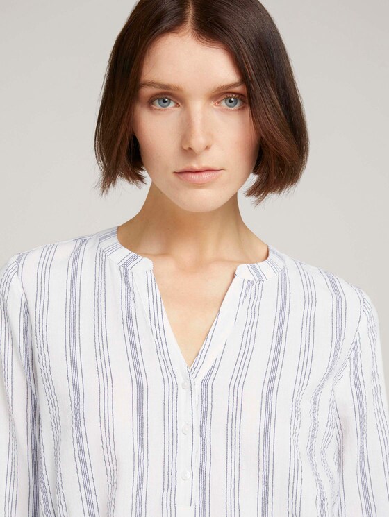 Gestreifte Tunika - Frauen - white blue vertical stripe Gestreifte Tunika - Frauen - white blue vertical stripe - 9 - TOM TAILOR Denim