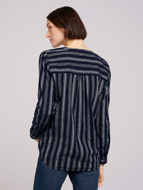 Striped tunic - Women - navy white vertical stripe Striped tunic - Women - navy white vertical stripe - 2 - TOM TAILOR Denim