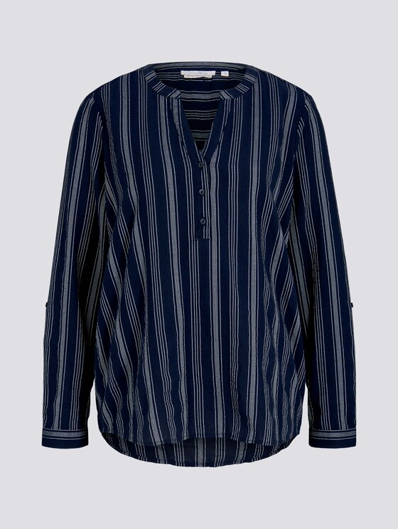 Striped tunic - Women - navy white vertical stripe Striped tunic - Women - navy white vertical stripe - 7 - TOM TAILOR Denim