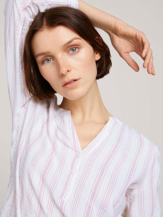 Gestreifte Tunika - Frauen - white rose vertical stripe Gestreifte Tunika - Frauen - white rose vertical stripe - 9 - TOM TAILOR Denim
