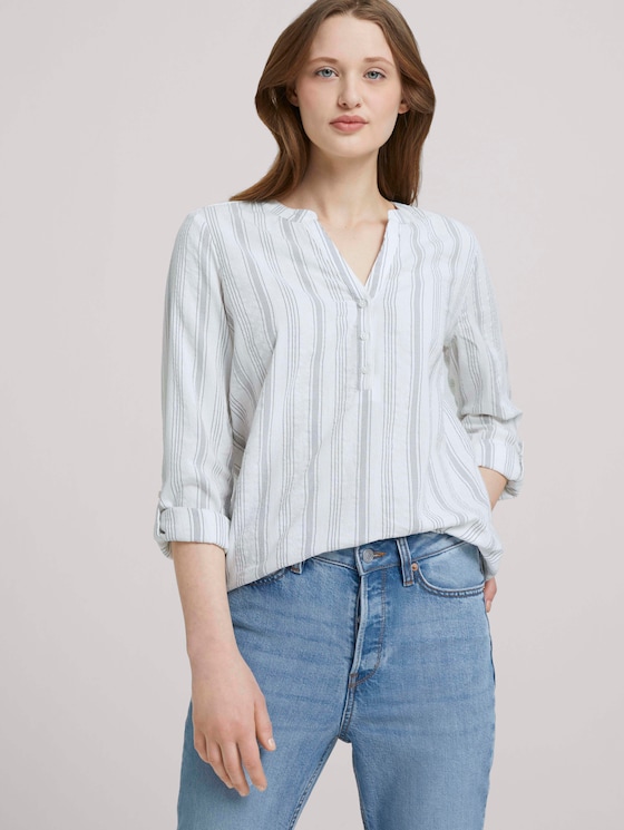 Striped Tuniek - Vrouwen - white green vertical stripe Striped Tuniek - Vrouwen - white green vertical stripe - 5 - TOM TAILOR Denim