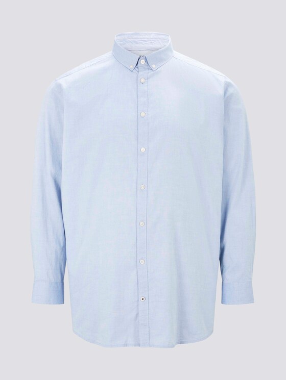Basic Oxford Hemd - Männer - light blue oxford Basic Oxford Hemd - Männer - light blue oxford - 7 - Men Plus