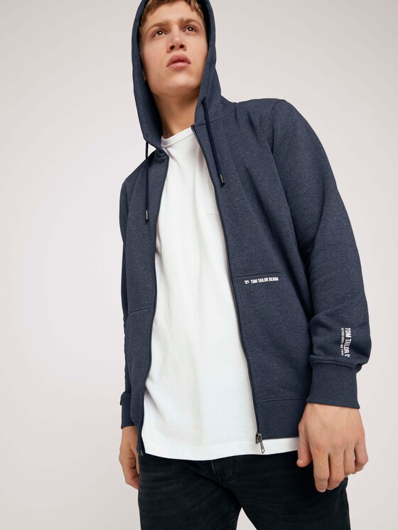 Sweatjacke - Männer - Sky Captain Blue Sweatjacke - Männer - Sky Captain Blue - 5 - TOM TAILOR Denim