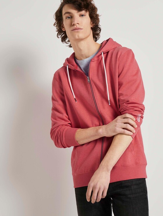Sweatjacke - Männer - Normal Red Sweatjacke - Männer - Normal Red - 5 - TOM TAILOR Denim