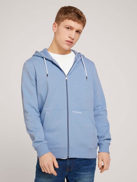 Sweatjacke - Männer - Foggy Blue Sweatjacke - Männer - Foggy Blue - 1 - TOM TAILOR Denim