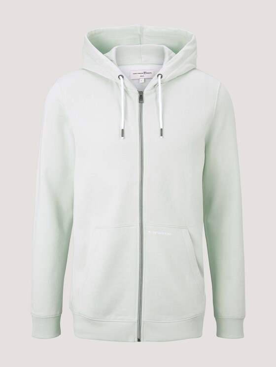 Sweatjacke - Männer - smooth green Sweatjacke - Männer - smooth green - 7 - TOM TAILOR Denim