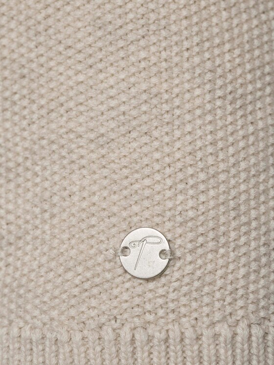 Basic Pullover mit Struktur - Frauen - desert sand melange Basic Pullover mit Struktur - Frauen - desert sand melange - 9 - TOM TAILOR