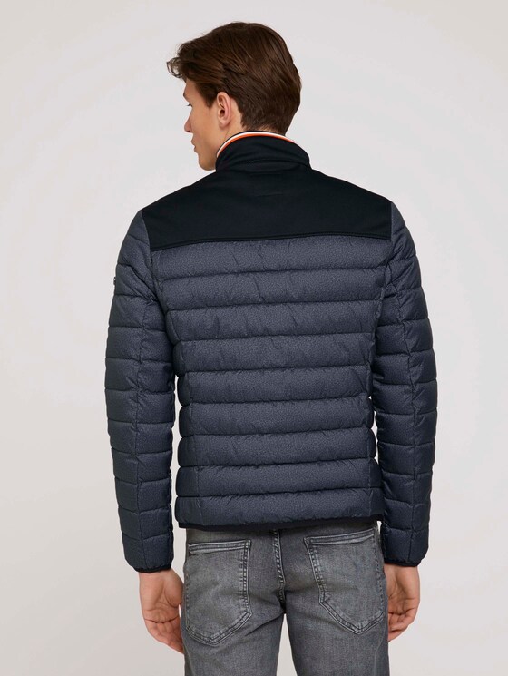 Hybrid Steppjacke - Männer - grey melange structure Hybrid Steppjacke - Männer - grey melange structure - 2 - TOM TAILOR