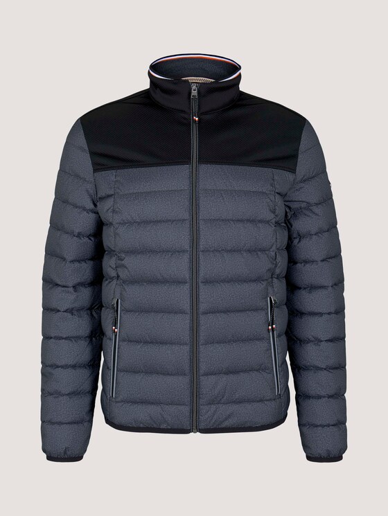 Hybrid Steppjacke - Männer - grey melange structure Hybrid Steppjacke - Männer - grey melange structure - 7 - TOM TAILOR