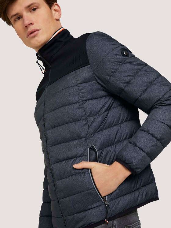 Hybrid Steppjacke - Männer - grey melange structure Hybrid Steppjacke - Männer - grey melange structure - 9 - TOM TAILOR