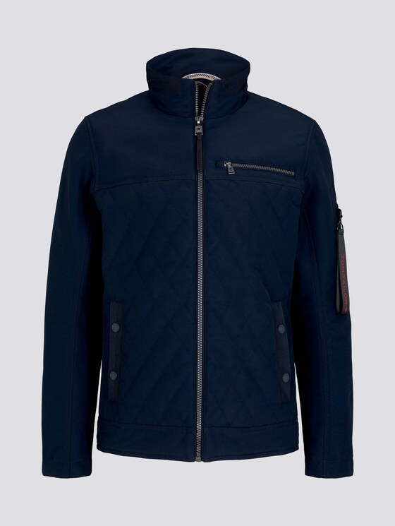 gesteppte Jacke mit Stehkragen - Männer - Sky Captain Blue gesteppte Jacke mit Stehkragen - Männer - Sky Captain Blue - 7 - TOM TAILOR