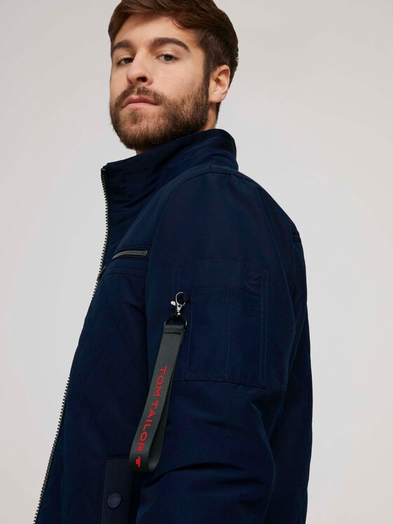 gesteppte Jacke mit Stehkragen - Männer - Sky Captain Blue gesteppte Jacke mit Stehkragen - Männer - Sky Captain Blue - 9 - TOM TAILOR