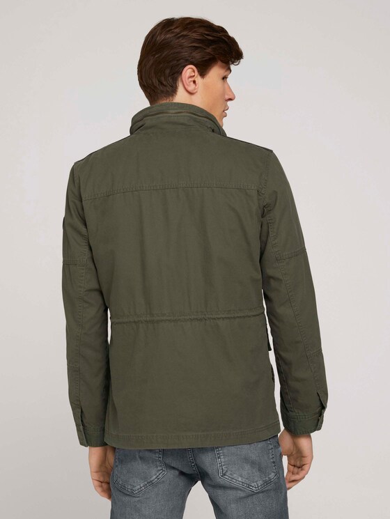 Feldjacke mit Bio-Baumwolle - Männer - Olive Night Green Feldjacke mit Bio-Baumwolle - Männer - Olive Night Green - 2 - TOM TAILOR