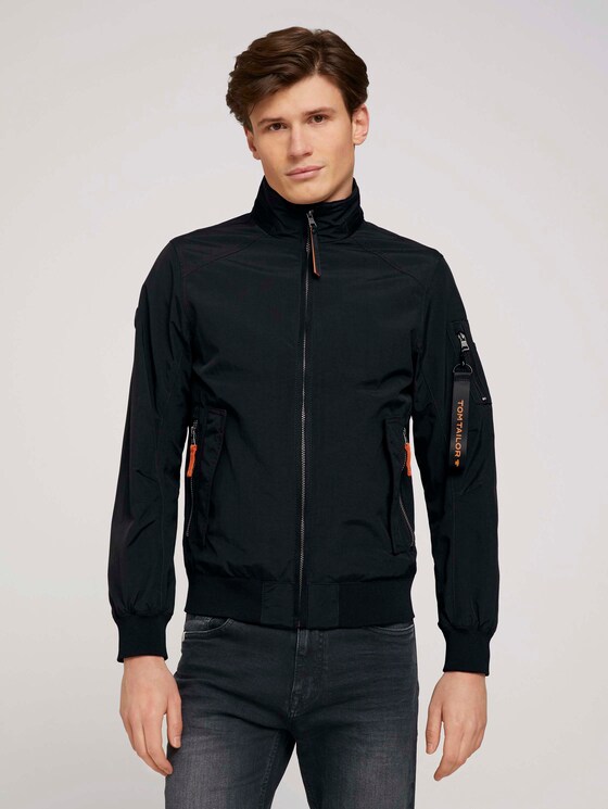 Blouson Jacke mit Stehkragen - Männer - Black Blouson Jacke mit Stehkragen - Männer - Black - 1 - TOM TAILOR