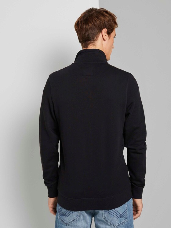 Sweatjacke mit Print - Männer - Black Sweatjacke mit Print - Männer - Black - 2 - TOM TAILOR