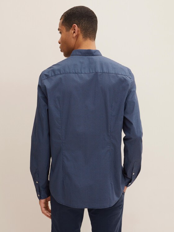 gemustertes Hemd - Männer - navy dot cross print gemustertes Hemd - Männer - navy dot cross print - 2 - TOM TAILOR Denim
