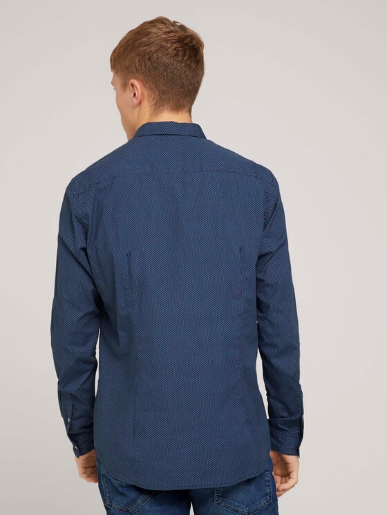 gemustertes Hemd - Männer - blue stripy oval dot print gemustertes Hemd - Männer - blue stripy oval dot print - 2 - TOM TAILOR Denim