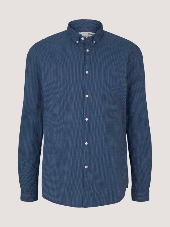 gemustertes Hemd - Männer - blue stripy oval dot print gemustertes Hemd - Männer - blue stripy oval dot print - 7 - TOM TAILOR Denim