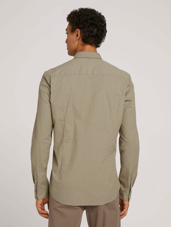 gemustertes Hemd - Männer - khaki dot cross print gemustertes Hemd - Männer - khaki dot cross print - 2 - TOM TAILOR Denim