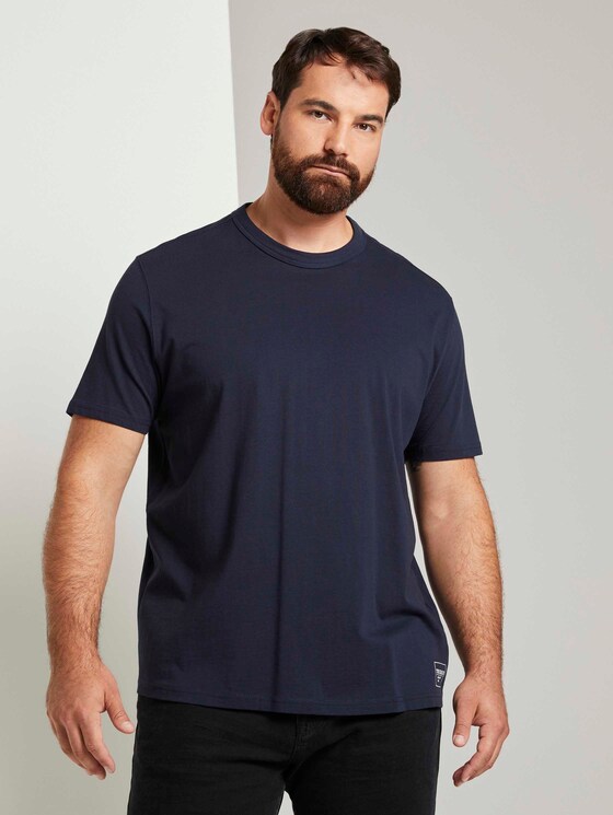 Basic T-Shirt - Männer - Dark Blue Basic T-Shirt - Männer - Dark Blue - 1 - Men Plus