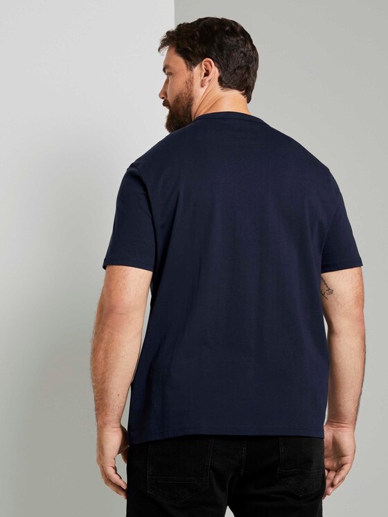 Basic T-Shirt - Männer - Dark Blue Basic T-Shirt - Männer - Dark Blue - 2 - Men Plus