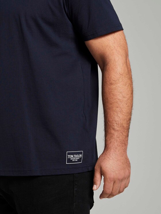 Basic T-Shirt - Männer - Dark Blue Basic T-Shirt - Männer - Dark Blue - 9 - Men Plus