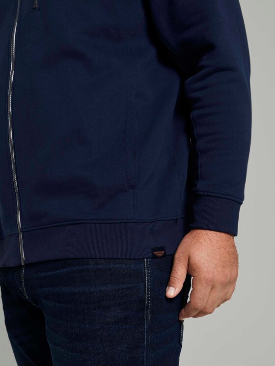 Weiche Sweat Kapuzenjacke - Männer - Dark Blue Weiche Sweat Kapuzenjacke - Männer - Dark Blue - 9 - Men Plus