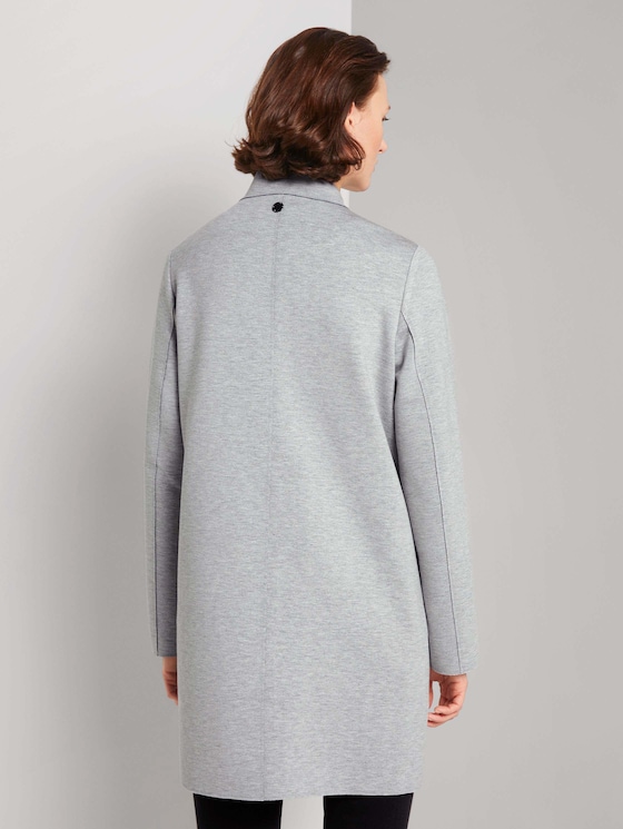 Übergangsmantel mit Reverskragen - Frauen - Silver Grey Melange Übergangsmantel mit Reverskragen - Frauen - Silver Grey Melange - 2 - TOM TAILOR