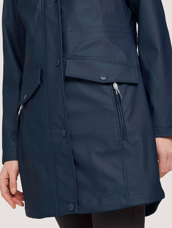 leichte beschichtete Regenjacke - Frauen - Sky Captain Blue leichte beschichtete Regenjacke - Frauen - Sky Captain Blue - 10 - TOM TAILOR