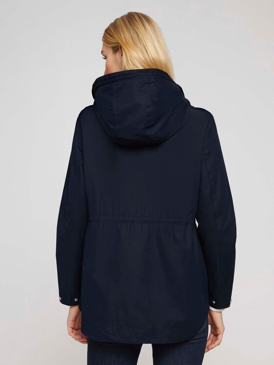 kurzer Parka mit Kapuze - Frauen - Sky Captain Blue kurzer Parka mit Kapuze - Frauen - Sky Captain Blue - 2 - TOM TAILOR