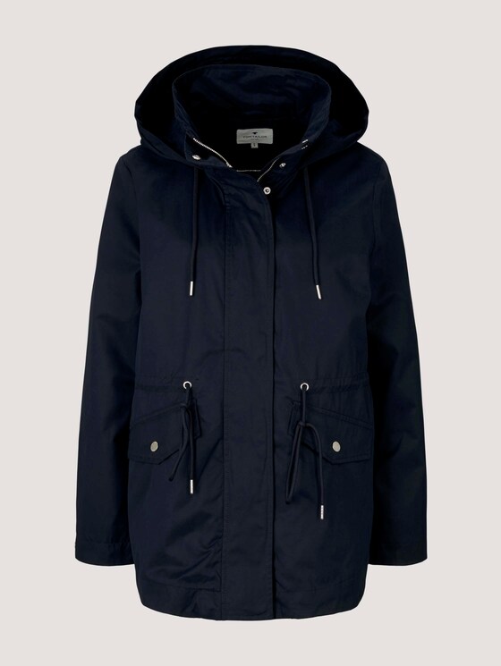 kurzer Parka mit Kapuze - Frauen - Sky Captain Blue kurzer Parka mit Kapuze - Frauen - Sky Captain Blue - 7 - TOM TAILOR