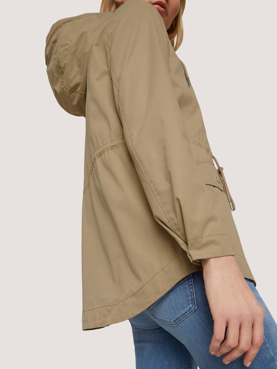 kurzer Parka mit Kapuze - Frauen - Smoked Beige kurzer Parka mit Kapuze - Frauen - Smoked Beige - 9 - TOM TAILOR
