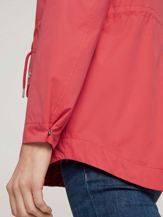 kurzer Parka mit Kapuze - Frauen - Smooth Papaya Red kurzer Parka mit Kapuze - Frauen - Smooth Papaya Red - 9 - TOM TAILOR