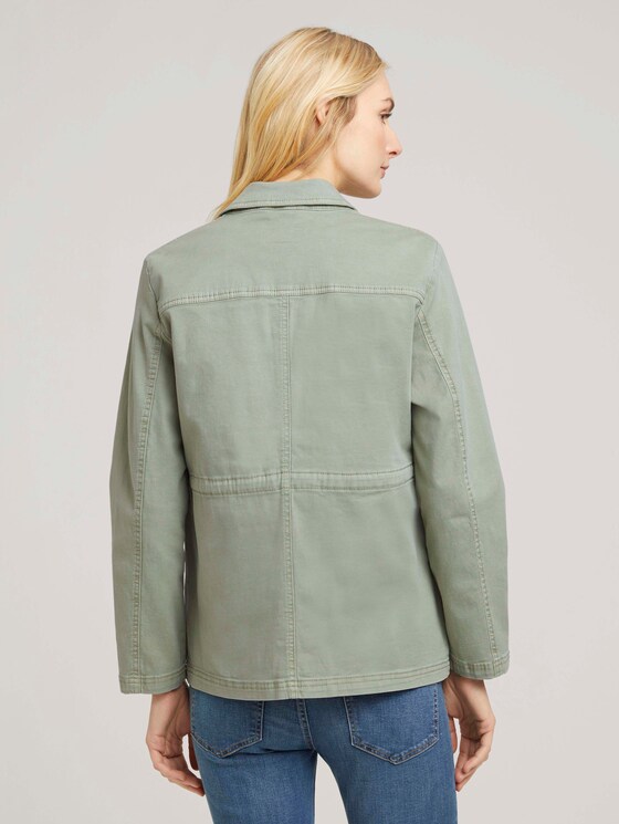 Utility Feldjacke mit Tunnelzug - Frauen - Prairie Grass Green Utility Feldjacke mit Tunnelzug - Frauen - Prairie Grass Green - 2 - TOM TAILOR