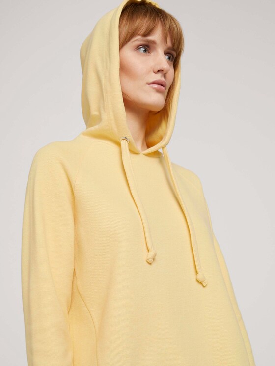 Basic Hoodie mit Nahtdetail - Frauen - honey popcorn Basic Hoodie mit Nahtdetail - Frauen - honey popcorn - 9 - TOM TAILOR Denim